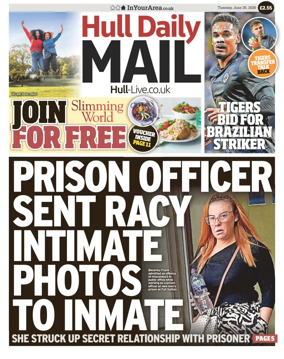 Cover of Hull Daily Mail