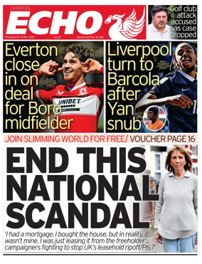 Cover of Liverpool Echo