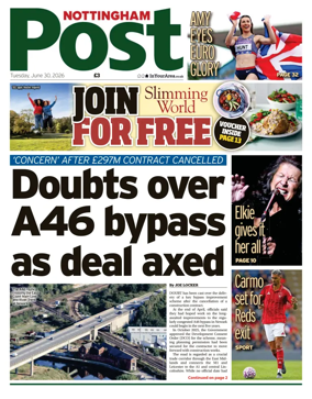 Cover of Nottingham Post
