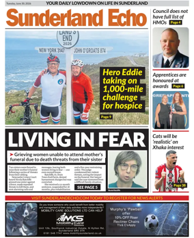Cover of Sunderland Echo