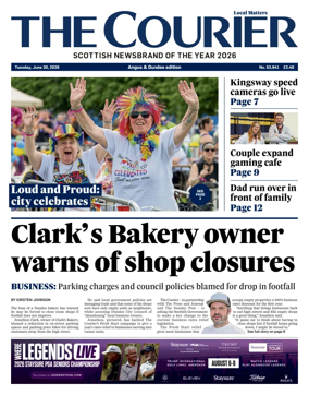 Cover of The Courier & Advertiser (Angus and Dundee)