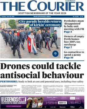 Cover of The Courier & Advertiser (Perth and Perthshire Edition)