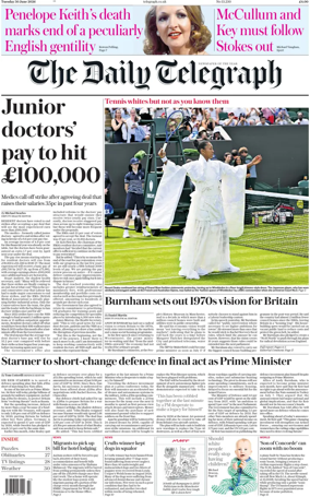 Cover of The Daily Telegraph