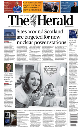 Cover of The Herald (Scotland)