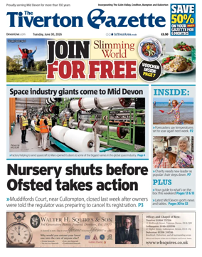 Cover of The Tiverton Gazette