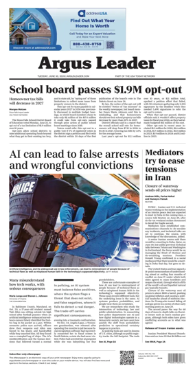 Cover of Argus Leader