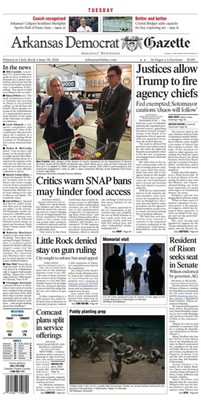 Cover of Arkansas Democrat-Gazette