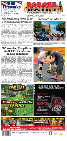 Cover of Borger News-Herald