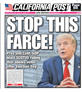 Cover of California Post