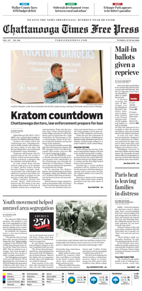 Cover of Chattanooga Times Free Press