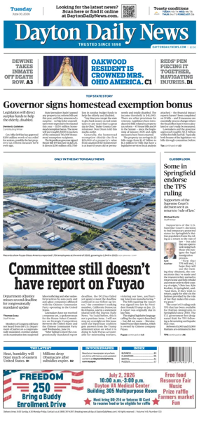 Cover of Dayton Daily News
