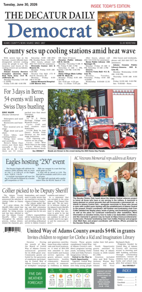 Cover of The Decatur Daily Democrat