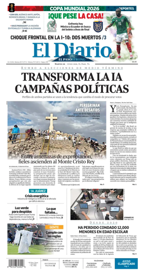 Cover of El Diario de El Paso