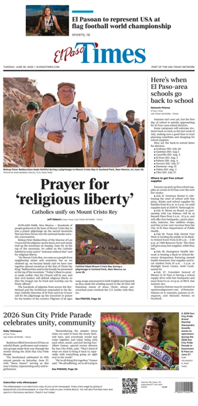 Cover of El Paso Times