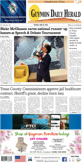 Cover of Guymon Daily Herald