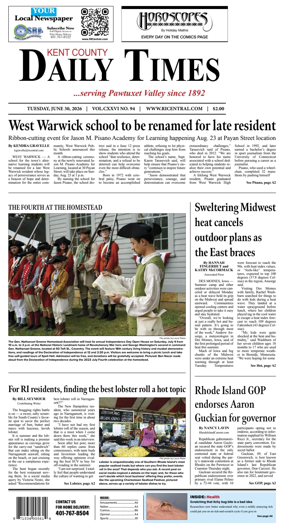 Cover of Kent County Daily Times