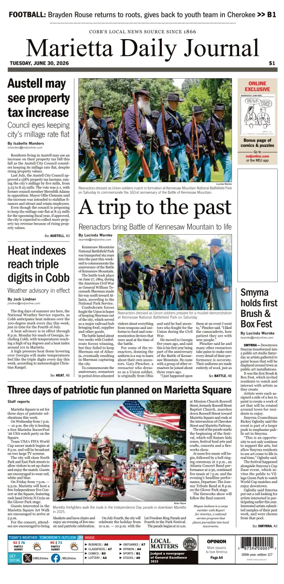 Cover of Marietta Daily Journal