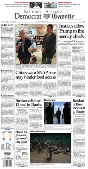 Cover of Northwest Arkansas Democrat-Gazette