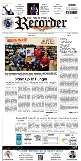 Cover of Porterville Recorder