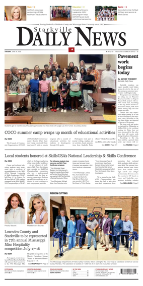 Cover of Starkville Daily News