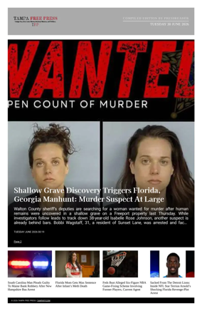 Cover of Tampa Free Press