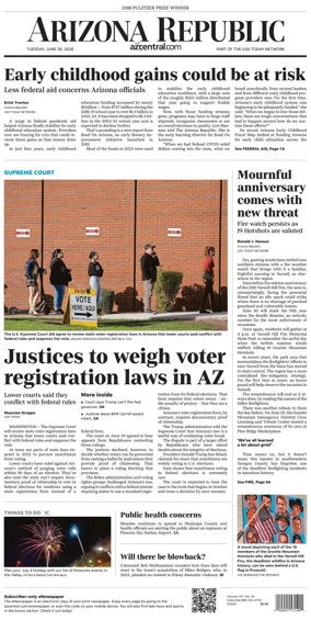 Cover of The Arizona Republic