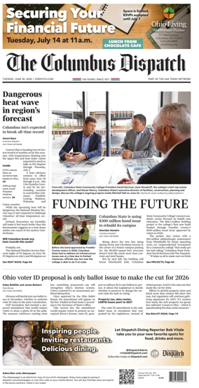 Cover of The Columbus Dispatch