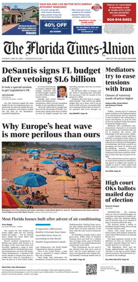 Cover of The Florida Times-Union