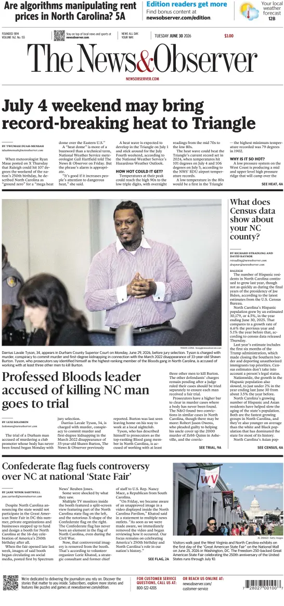 Cover of The News & Observer