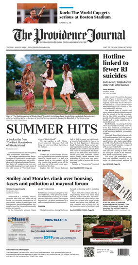 Cover of The Providence Journal