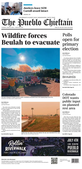 Cover of The Pueblo Chieftain
