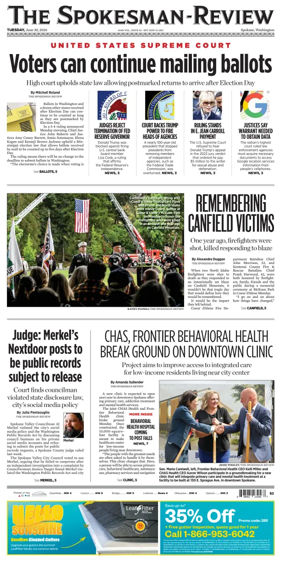 Cover of The Spokesman-Review (Spokane)