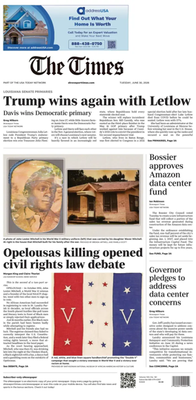 Cover of The Times (Shreveport)