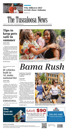 Cover of The Tuscaloosa News