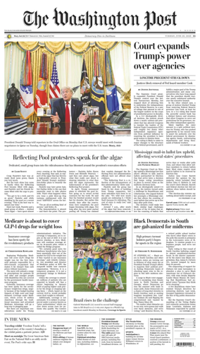 Cover of The Washington Post