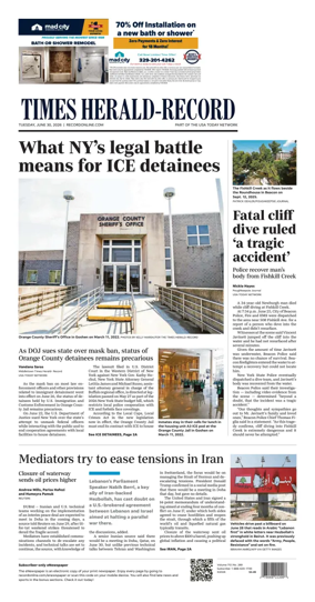 Cover of Times Herald-Record