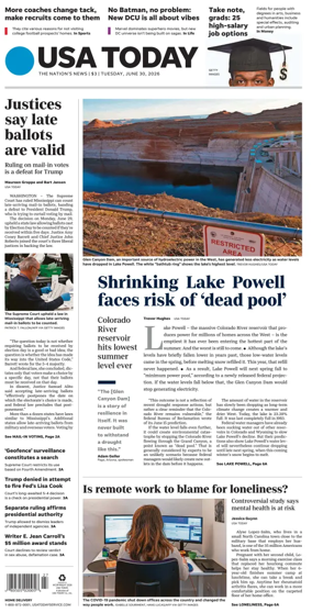 Cover of USA TODAY US Edition