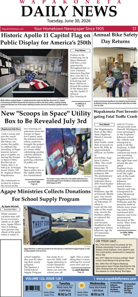 Cover of Wapakoneta Daily News