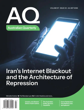 Cover of AQ: Australian Quarterly