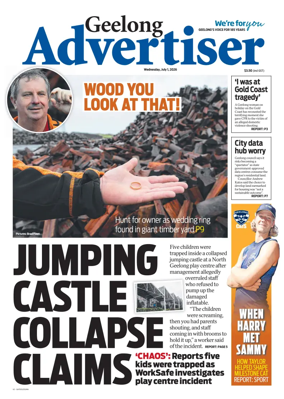 Cover of Geelong Advertiser