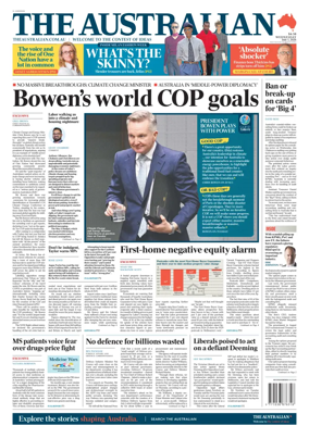 Cover of The Australian