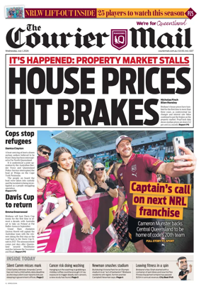 Cover of The Courier-Mail