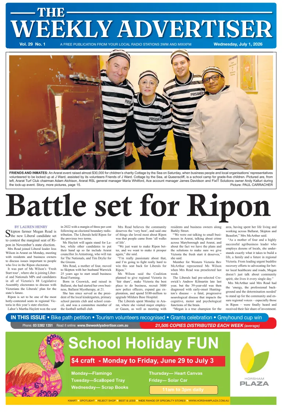 Cover of The Weekly Advertiser Horsham
