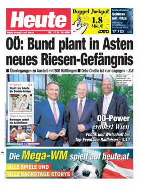 Cover of Heute - Oberosterreich Ausgabe