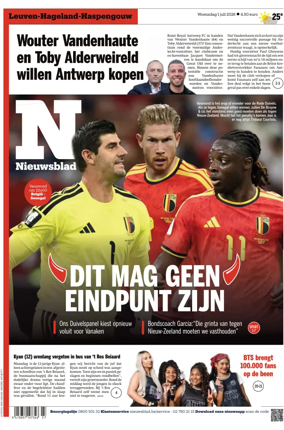 Cover of Het Nieuwsblad
