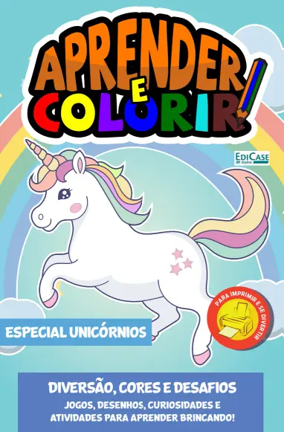 Cover of Aprender e Colorir