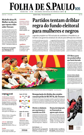 Cover of Folha de S.Paulo