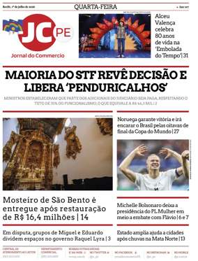 Cover of Jornal do Commercio