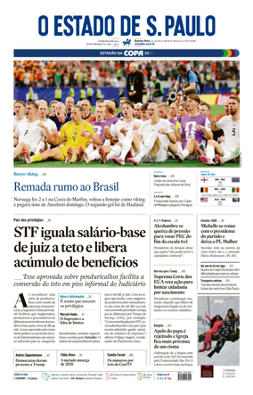 Cover of O Estado de S. Paulo