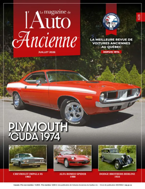 Cover of Le Magazine de l'Auto Ancienne